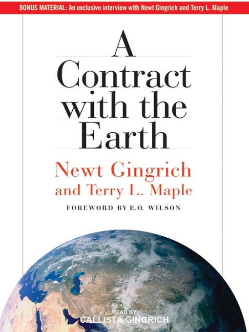Title details for A Contract with the Earth by Newt Gingrich - Available